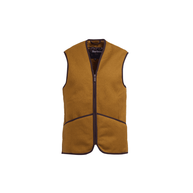 warm pile waistcoat zip in gilet