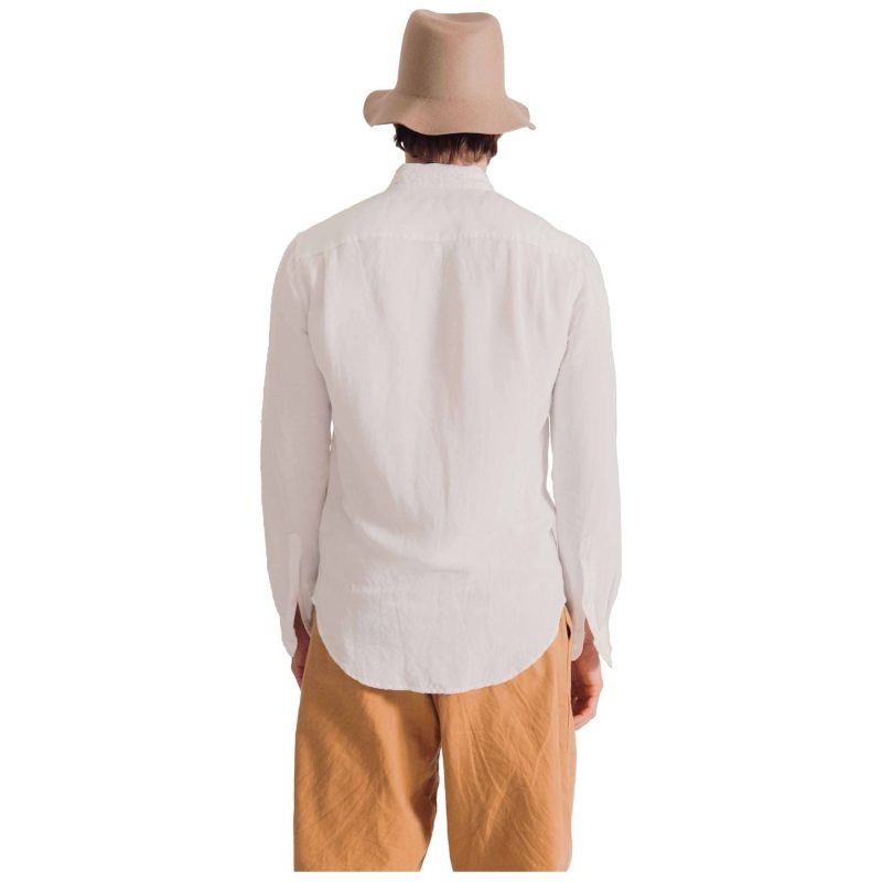 westerlind m shirting active linen button down shirt white 28164390387735