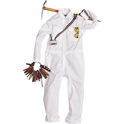 Climbing Jumpsuit, White