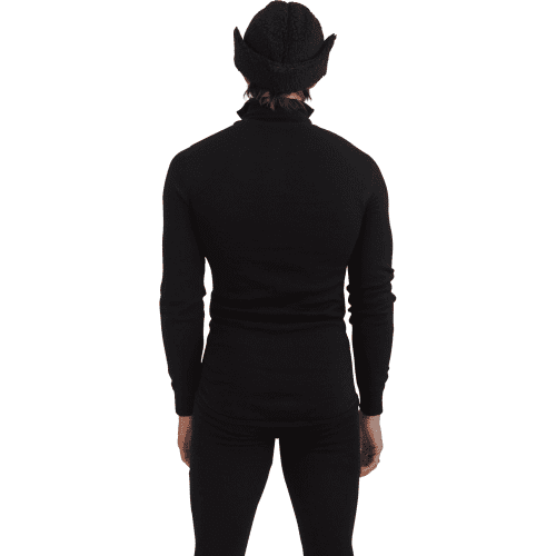 woolpower 200g half zip black 28232252817431