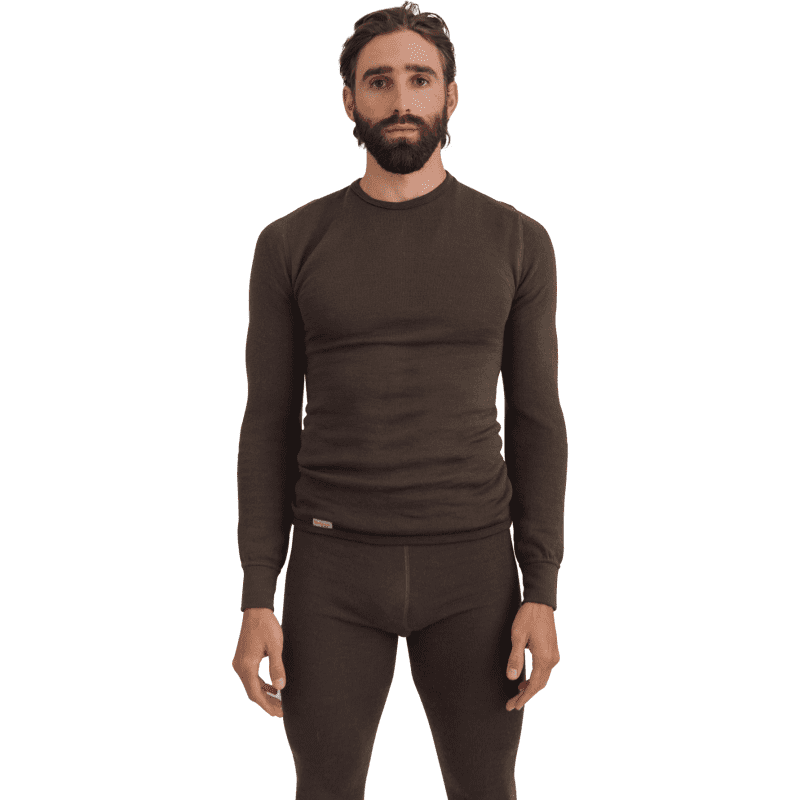 woolpower m base layer 200g crewneck sweater pine 28251795685399