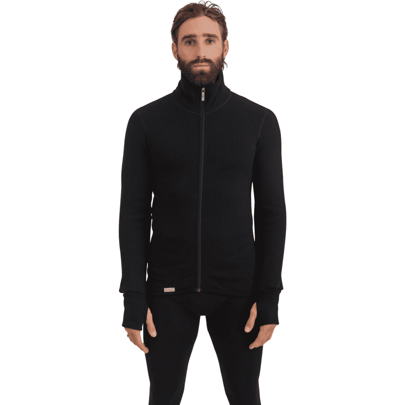 woolpower m base layer 400g full zip jacket black 28251823276055