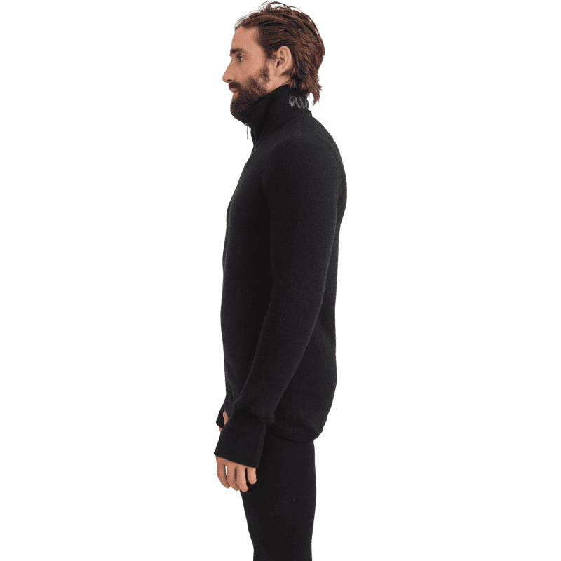 woolpower m base layer 400g full zip jacket black 28251823439895