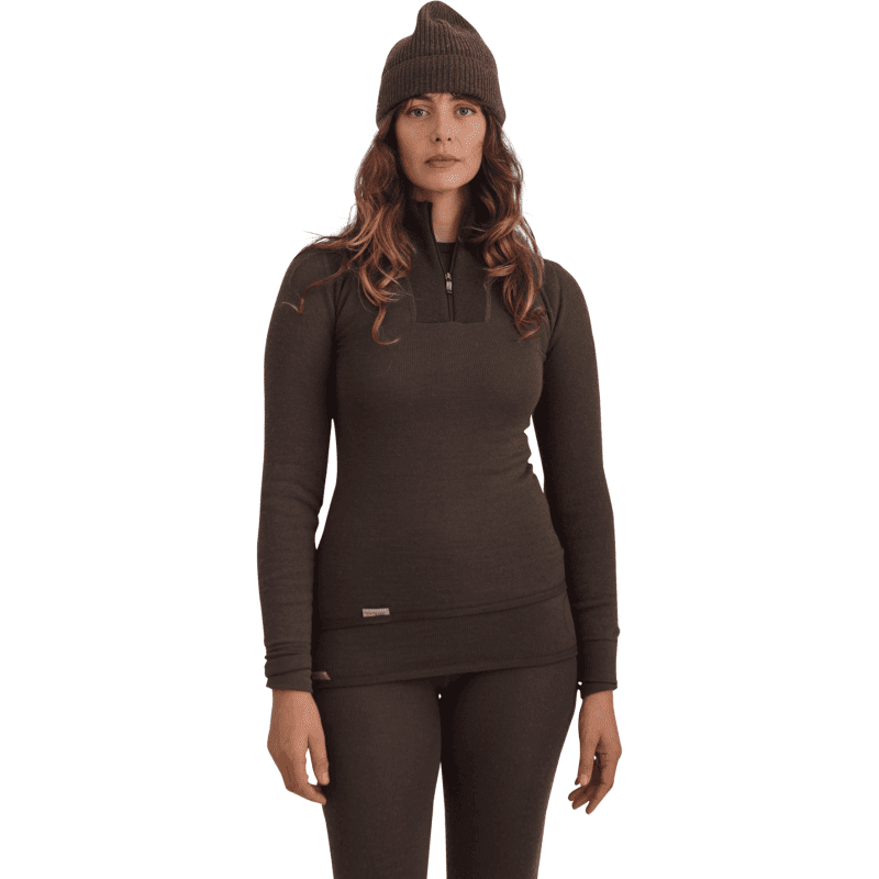 woolpower w base layer 200g half zip pine 28232238661655