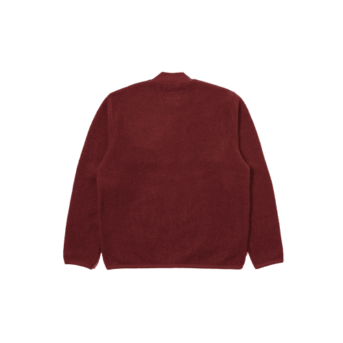 zip bomber deep red back