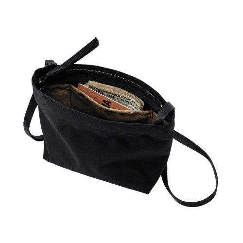 zipper pouch mini black 2