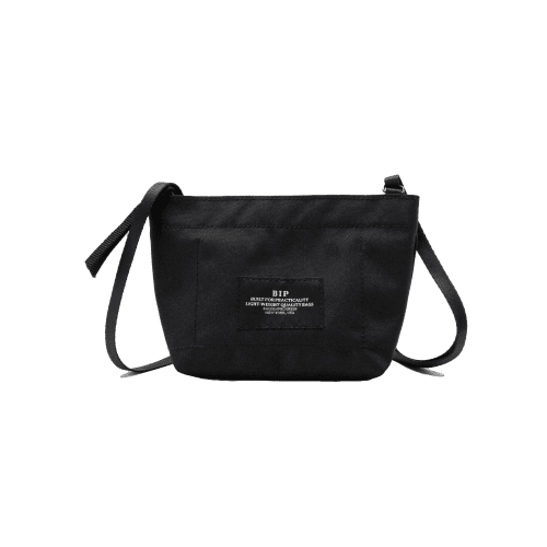 zipper pouch mini black