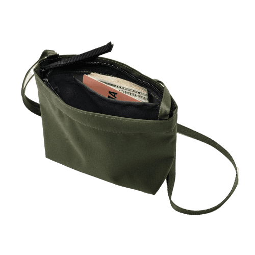 zipper pouch olive 2